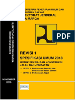 SE DJBM 06 2019 - Revisi 1 Spesifikasi Umum 2018