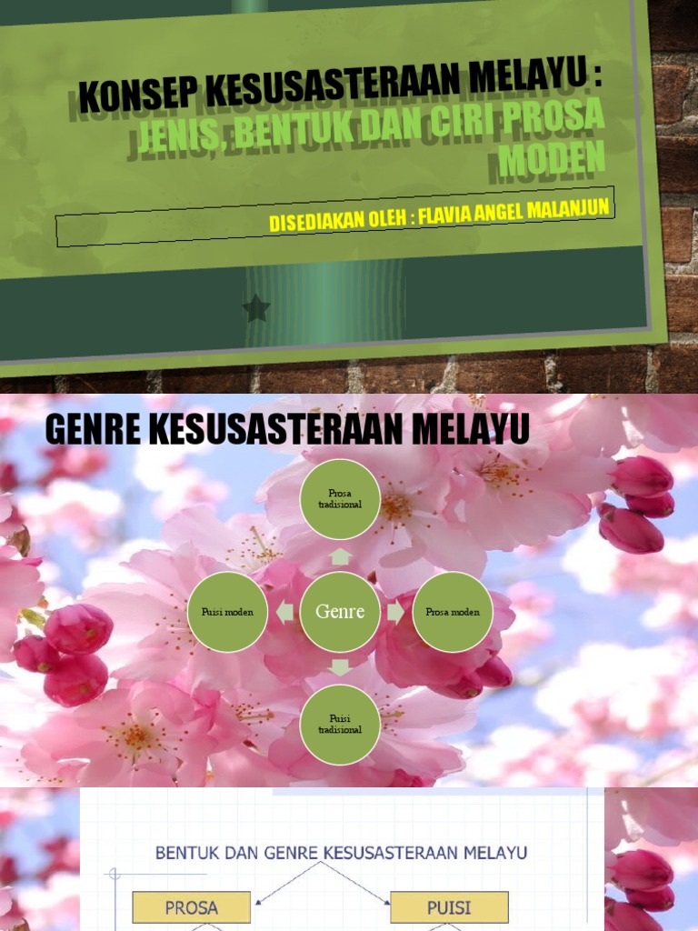 Prosa Moden Melayu: Jenis & Ciri | PDF