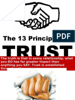 13 Principles Build Trust