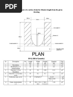 BOQ of Drain Wall and Septic Tank