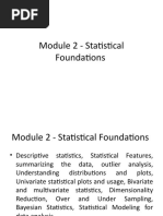 Module 2 - Statistical Foundations