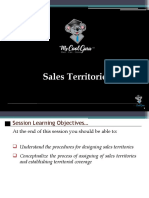 Optimize sales territories and assign salespeople
