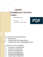 Bahan Presentasi Manajemen SDM