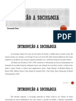 Introdução A Sociologia