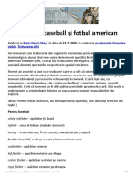 Traduceri Cu Baseball Şi Fotbal American 2p