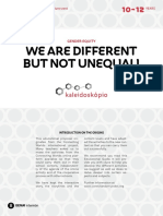 We Are Different But Not Unequal!: Gender Equity