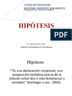 Variables e Hipótesis