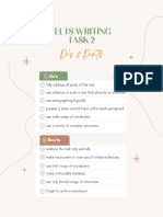 Ielts Writing Task 2 Do's & Dont's