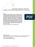 Avanços Na Inclusão Da Temática de História e Cultura Afrobrasileira e Africana. PNLD Ensino Médio 2012 e A Lei 10.639