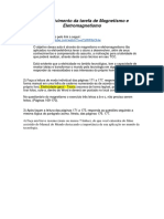 Desenvolvimento Da Tarefa de Magnetismo e Eletromagnetismo