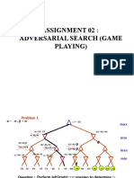 Assignment 02: Adversarial Search (Game Playing)