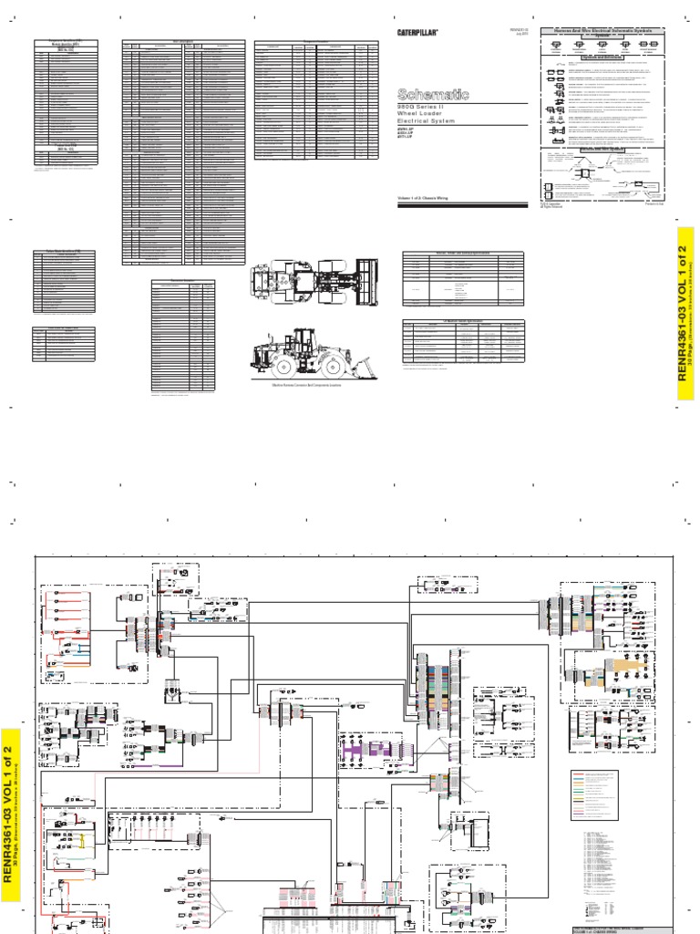 980g Series Ii Electrical System Wheel Loader Harness And Wire 