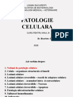 Patologie Celulara - 1 - Notiuni de Patologie Celulara