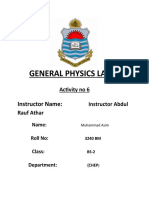 General Physics Lab#1: Instructor Name