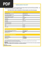 Bangladesh Railway e Ticket