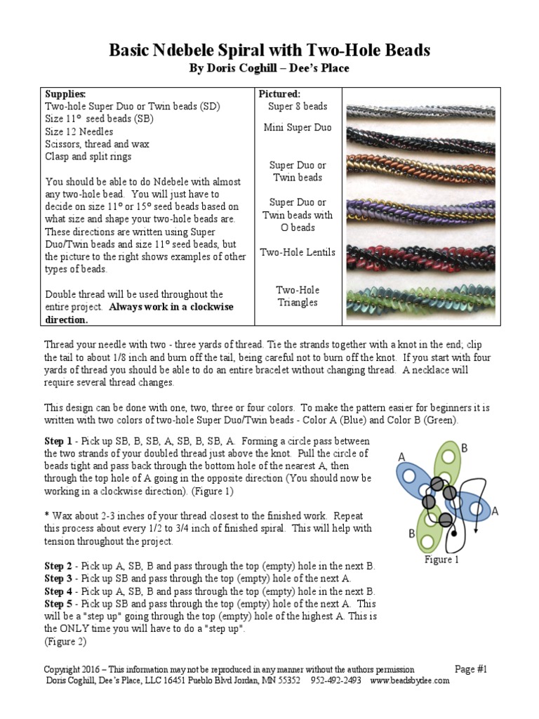 Ndebele Beadwork: Step-by-Step Guide | PDF | Knot | Bead