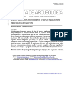 Resumo: Palavras-Chave: Arqueologia de Engenhos Jacarepaguá Rio de Janeiro Colonial