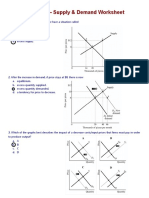 Supply & Demand Worksheet