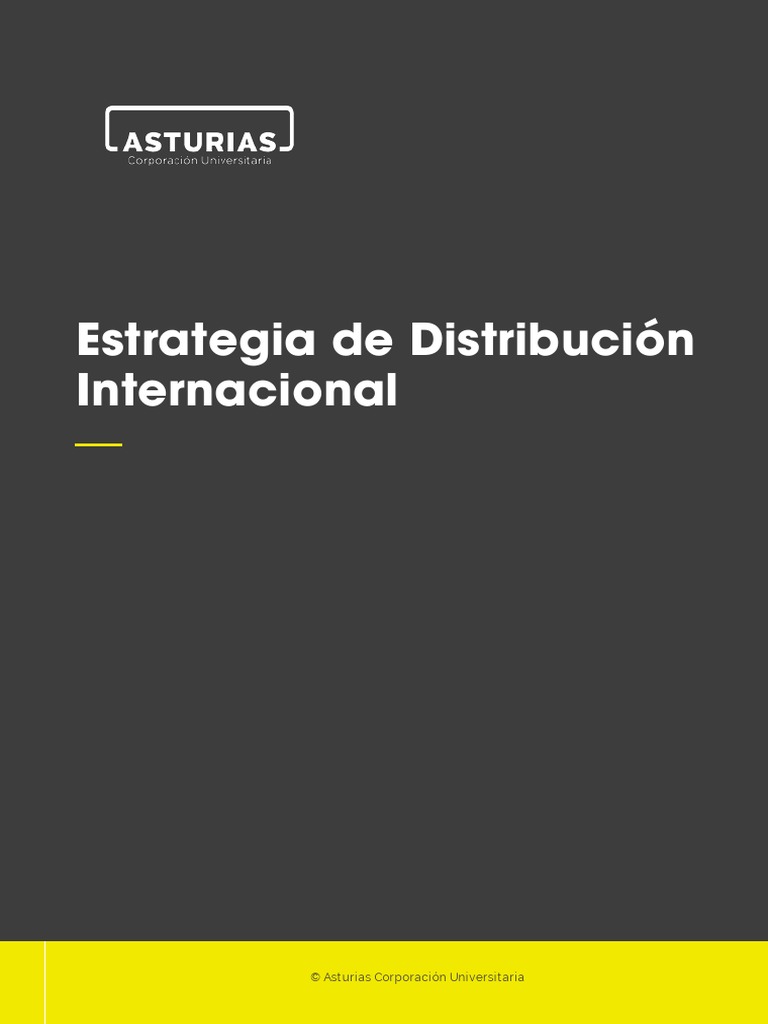 Distribucion Internacional PDF Mercado (economía) Logística