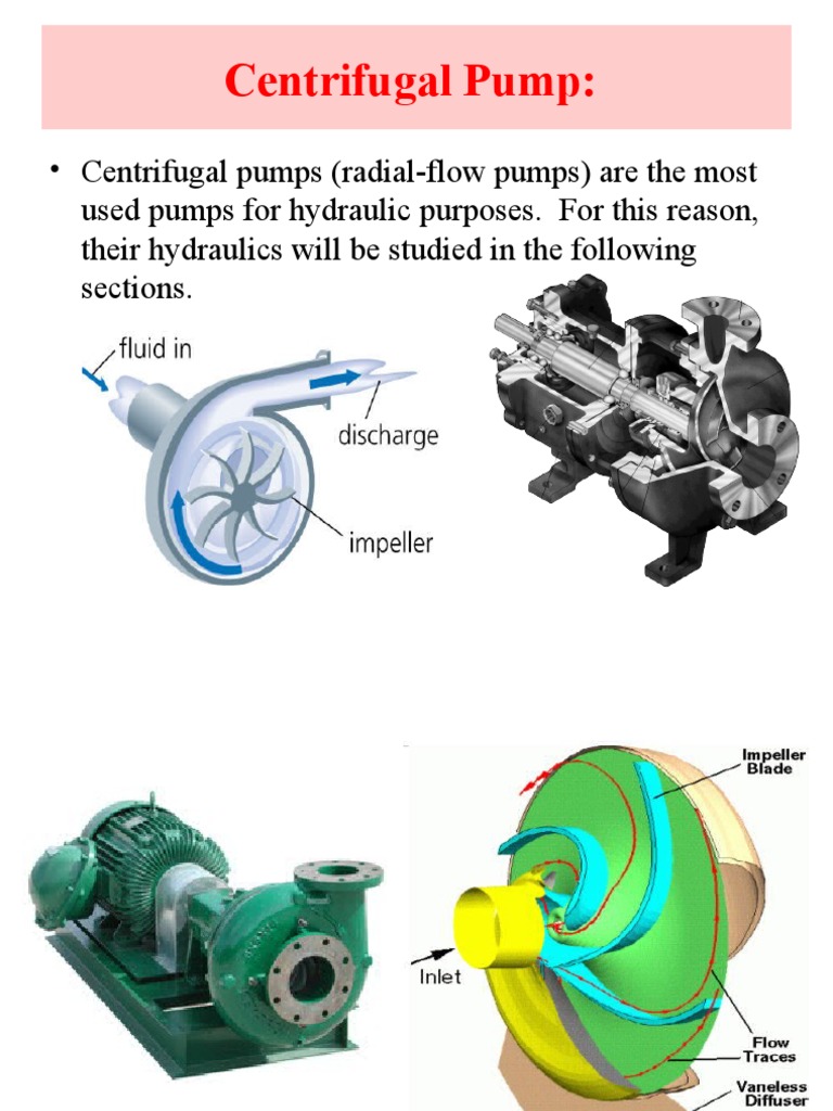 Lecture 5 Centrifugal Pump PDF Pump Mechanical Engineering
