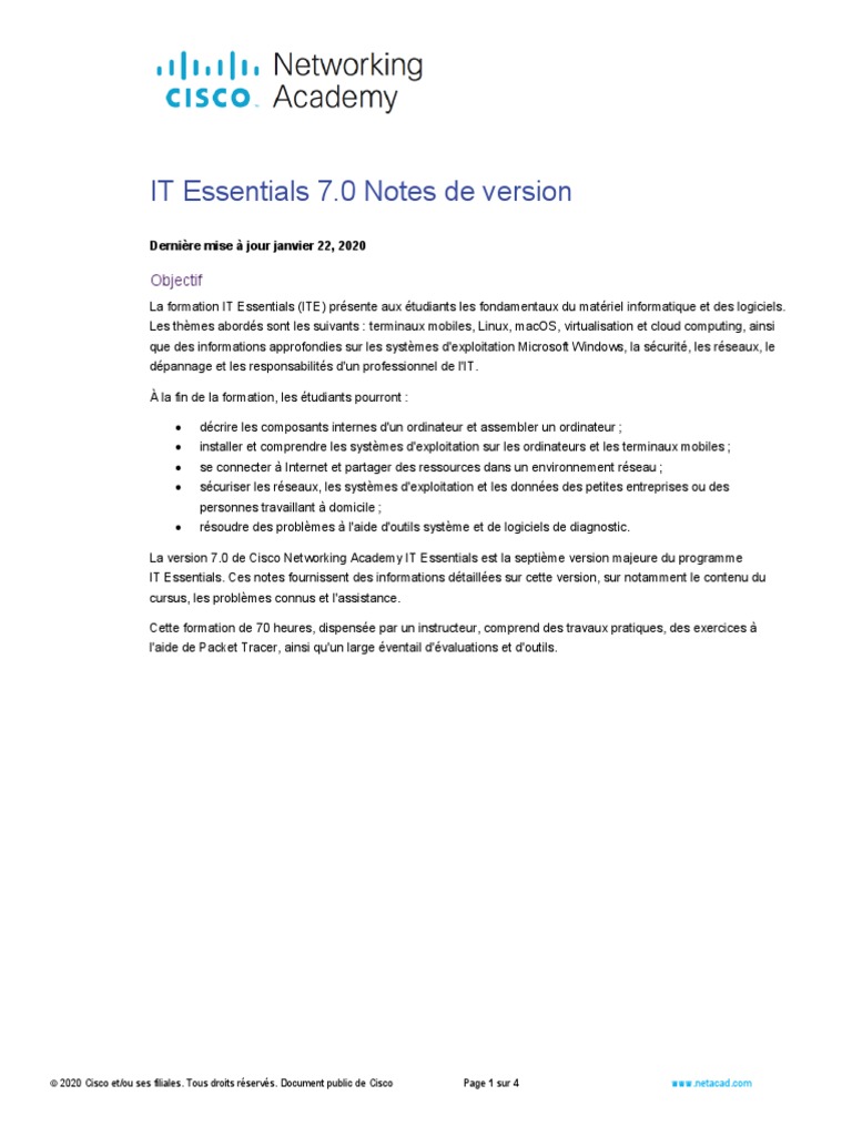 ITE v7 Release Notes | PDF | Système d'exploitation | Microsoft Windows