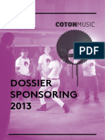 Dossier Sponsoring - Coton Music