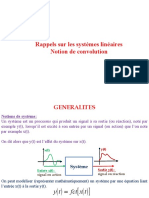 Chapitre 1 - Convolution Et Systemes Lineaires