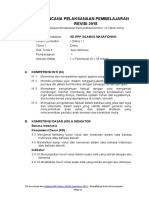 Rencana Pelaksanaan Pembelajaran REVISI 2018: A. Kompetensi Inti (Ki)