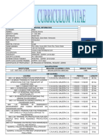 Curriculum Vitae Orlando Mejia English