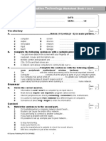 1 Esp It Worksheet Book 1 Unit 4