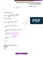 NCERT Chapter 13 Limits And Derivatives Exercise Solutions