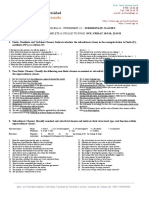 Gramática Inglesa Ii - Worksheet 4.2 - Subordinate Clauses (Instructions: Complete & Upload To Swad. Due: Friday 18/5/18, 23:59 H