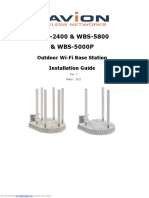 WBS-2400 & WBS-5800 & WBS-5000P: Outdoor Wi-Fi Base Station Installation Guide