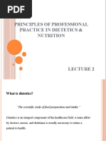 L2. Dietetics, RD, Association