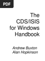 Download Winisis Handbook en 1 by Akil Mussa SN54159723 doc pdf