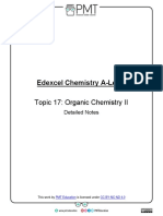 Detailed Notes Topic 17 Organic Chemistry II Edexcel Chemistry a Level