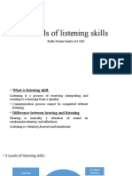5 Levels of Listening Skills