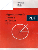 Trigonometría Plana Y Esférica Con Tablas Trigonometricas - William Granville, Percey Smith & James Mikesh