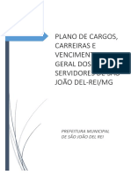 Plano de Cargos, Carreiras e Vencimentos Geral Dos Servidores de São João Del-Rei