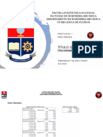 Práctica No. 1 Densidad y Viscosidad Datos Obtenidos