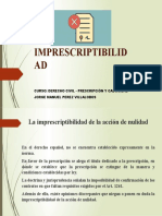 Imprescriptibilidad de La Acción de Nulidad