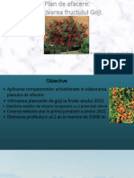 Plan de Afacere Cultivarea Fructului Goji