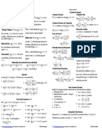 Calculus Cheat Sheet All Reduced
