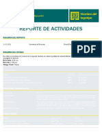 Reporte de Actividades