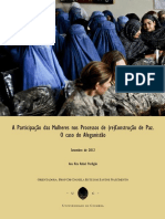 Participação feminina na reconstrução da paz no Afeganistão