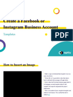 Create a Facebook Business Page or an Instagram Business Account - Templates