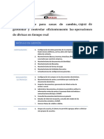 Gestión eficiente cambios divisas tiempo real