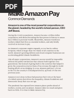 Amazon Common Demands