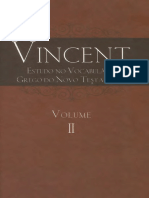 Vincent, Estudo No Vocabulario Grego Do Novo Testamento, Vol.2