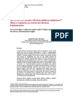 TC.202.2 - São Os Direitos Sociais 'Direitos Públicos Subjetivos' - Mitos e Confusões Na Teoria Dos Direitos Fundamentais